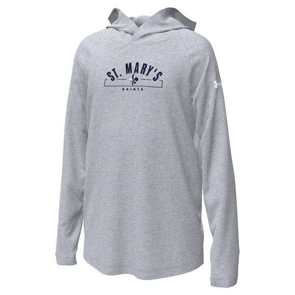 UA Youth Tech Stretch Hoodie GRAY
