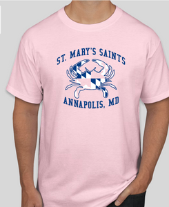 Crab T-shirt - Adult Pink