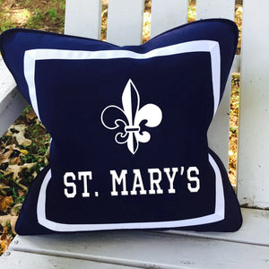 St. Mary's Indoor Poly 18" Square Pillow